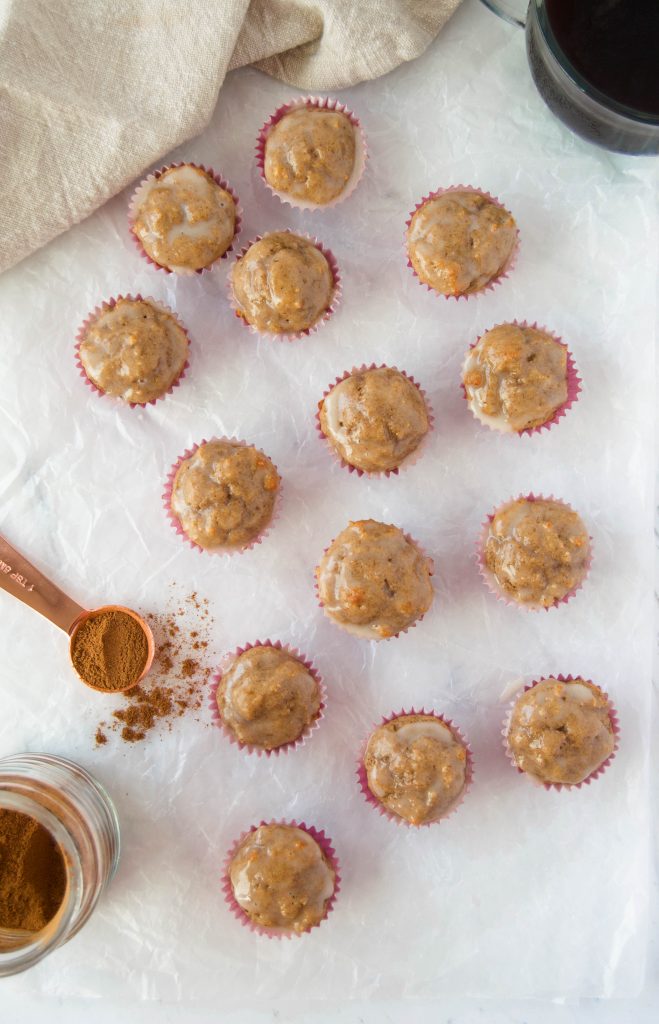 Mini Chai Muffins with Vanilla Glaze 2