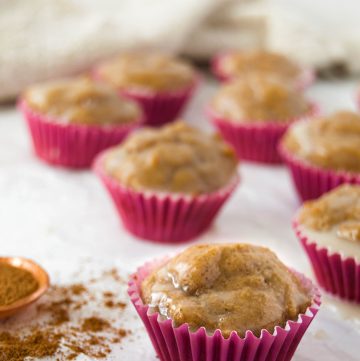Mini Chai Muffins with Vanilla Glaze 6
