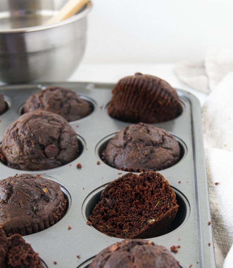 Chocolate Zucchini Muffins 35-Minutes
