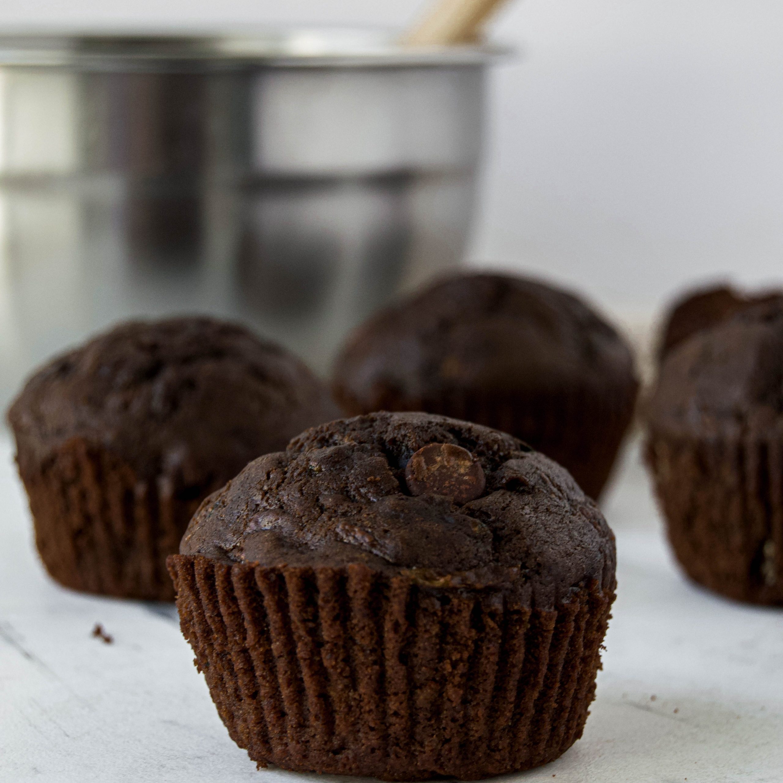 Chocolate Zucchini Muffins 35-Minutes